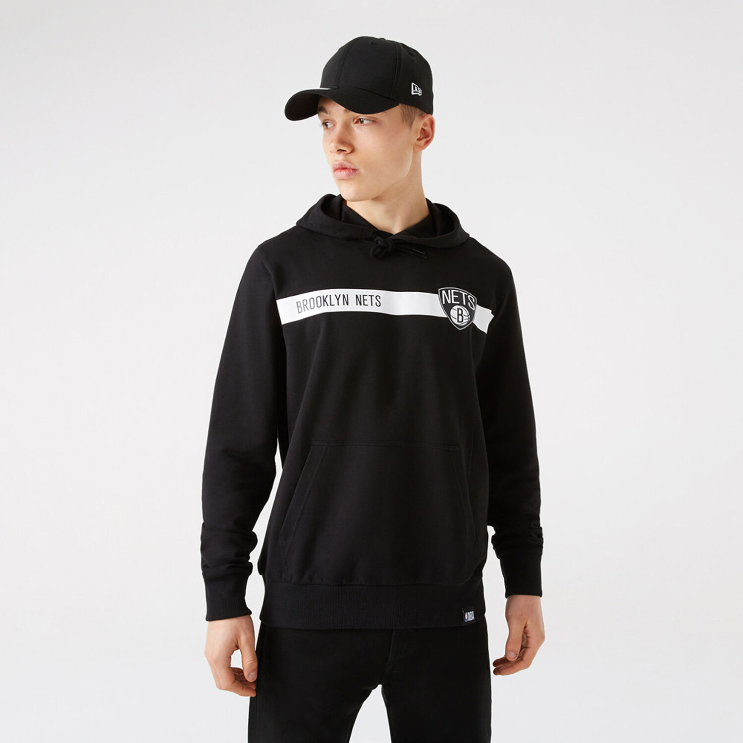 

Толстовка NEW ERA Kapuzenpullover NBA Brooklyn Nets Team Logo, черный