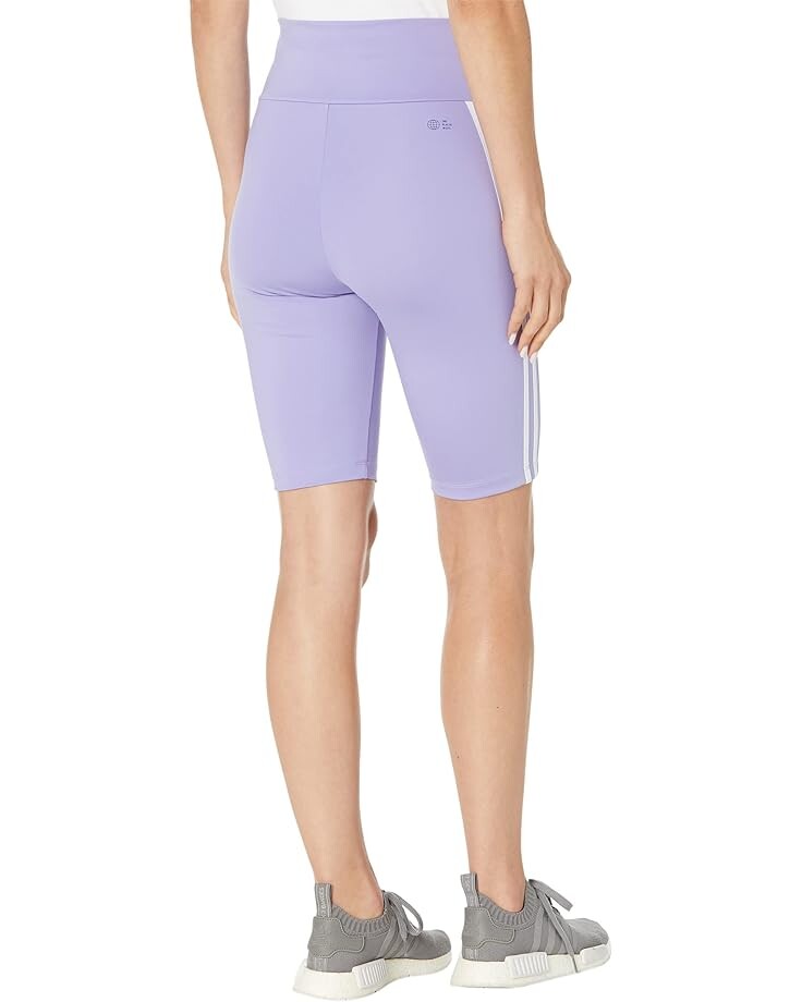 

Шорты Adidas Primeblue High-Waisted Short Tights, цвет Light Purple