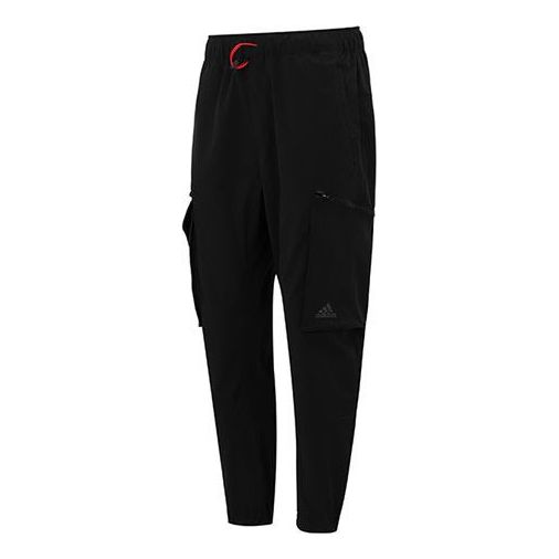 Спортивные штаны Men's adidas Limited Side Pocket Lacing Bundle Feet Sports Pants/Trousers/Joggers Black, черный