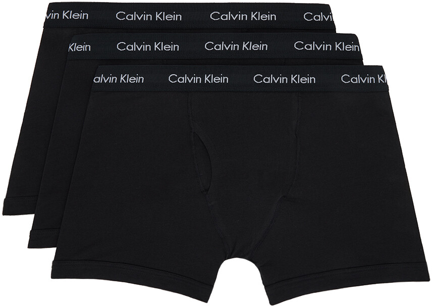 

Набор из трех черных боксеров Calvin Klein Underwear