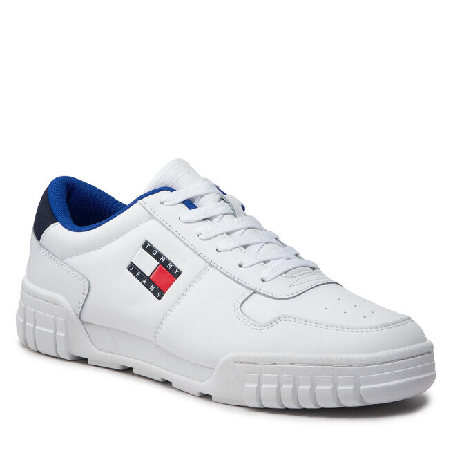 

Кроссовки Tommy Jeans RetroLeather Cupsole, белый
