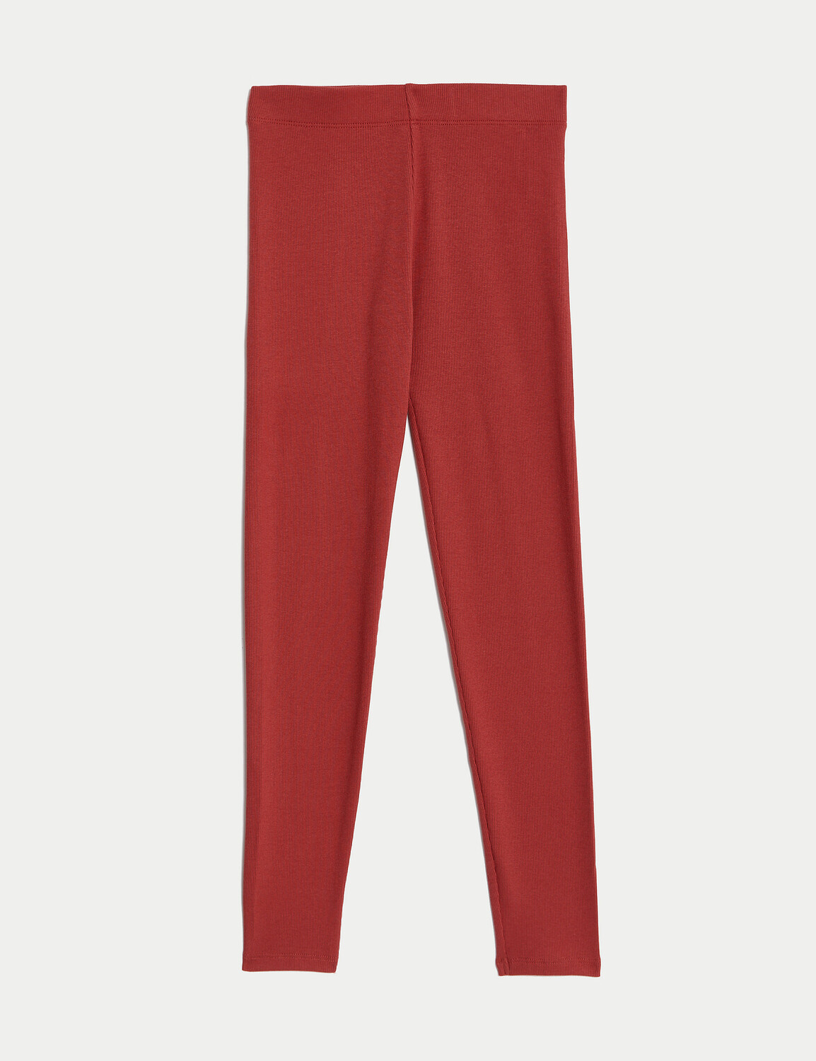 

Леггинсы в рубчик из хлопка (6–16 лет) Marks & Spencer, красный