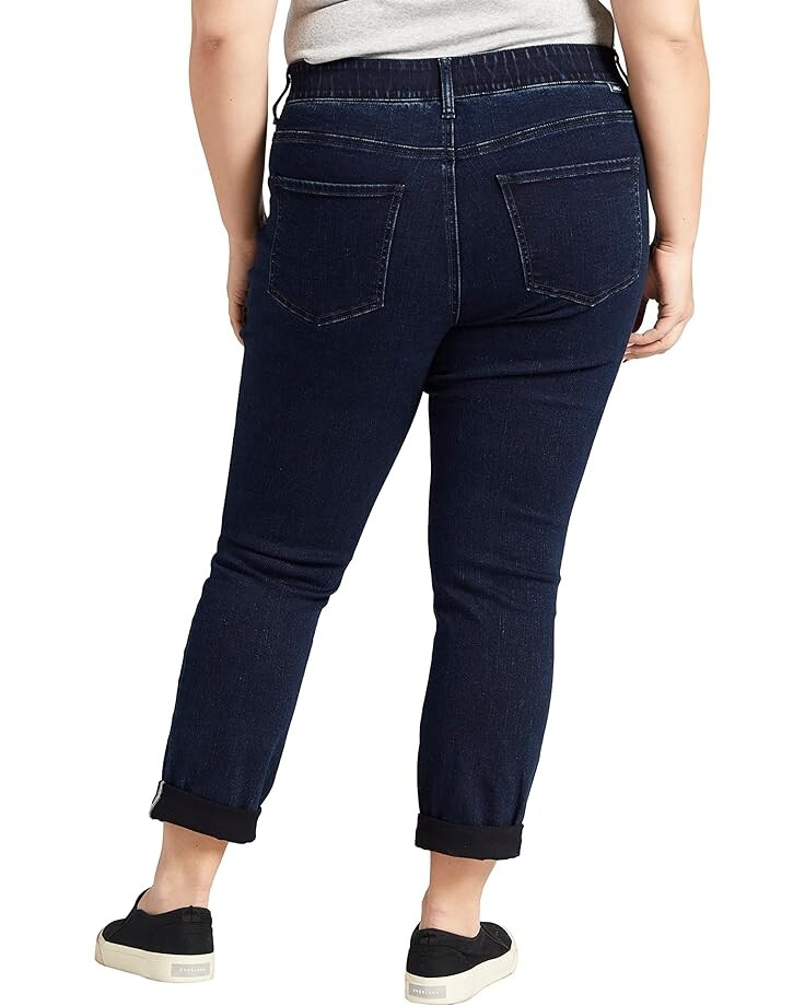 

Джинсы Jag Jeans Plus Size Carter Mid-Rise Girlfriend Jeans, цвет Midnight