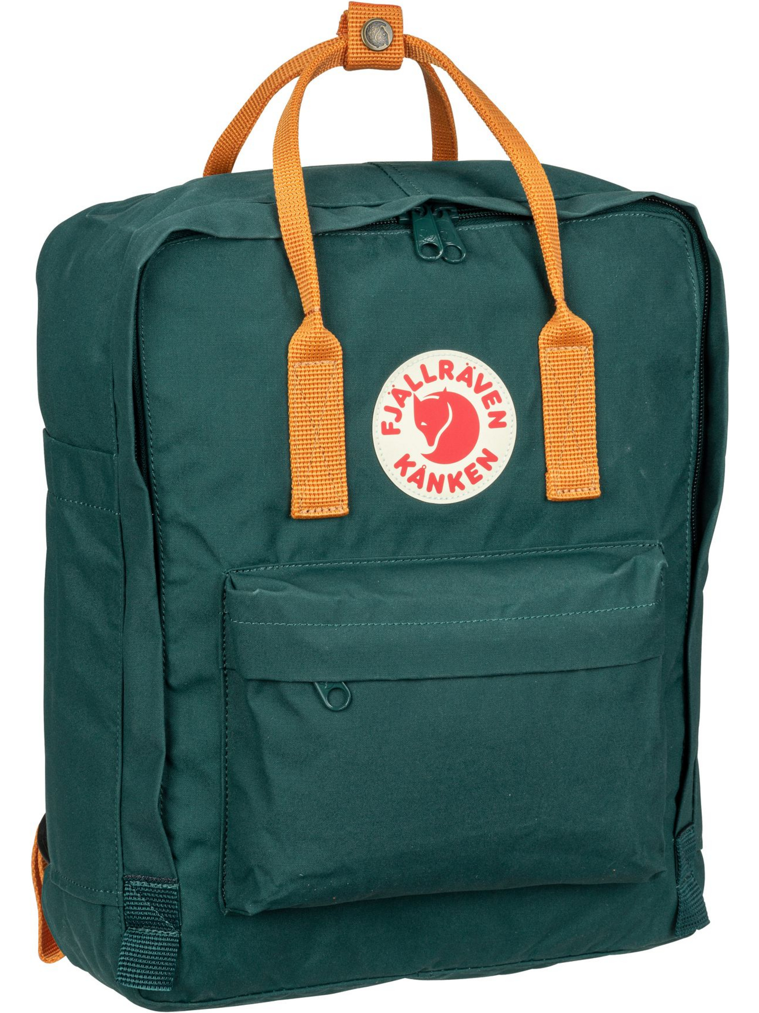 Рюкзак FJÄLLRÄVEN/Backpack Kanken, цвет Arctic Green/Spicy Orange