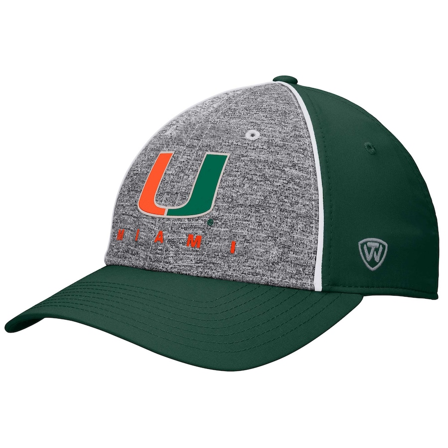 

Бейсболка Top of the World Miami Hurricanes, серый