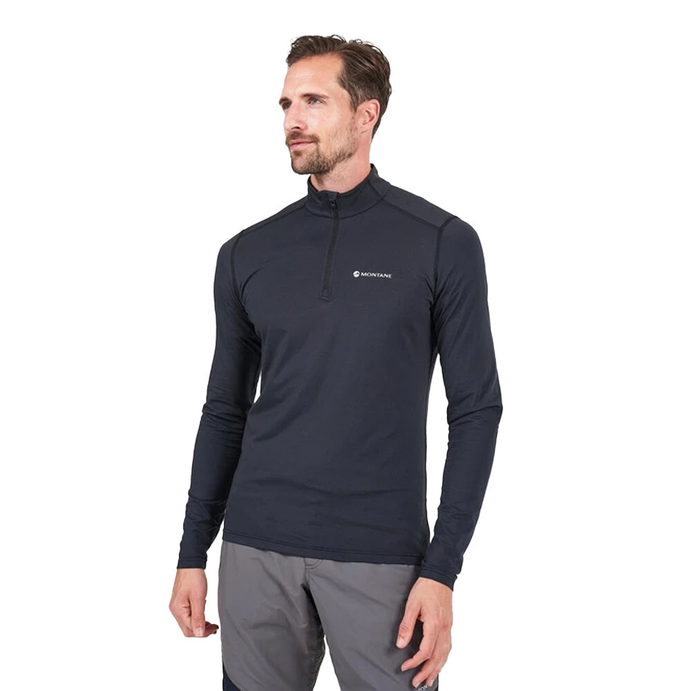 

Спортивный топ Montane Dart Thermo Zip Neck, черный