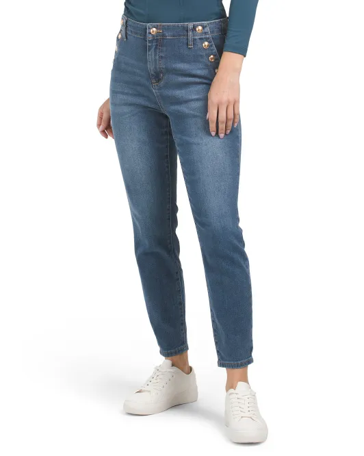 

Джинсы скинни Belle с высокой посадкой Nanette Nanette Lepore, цвет Medium Wash