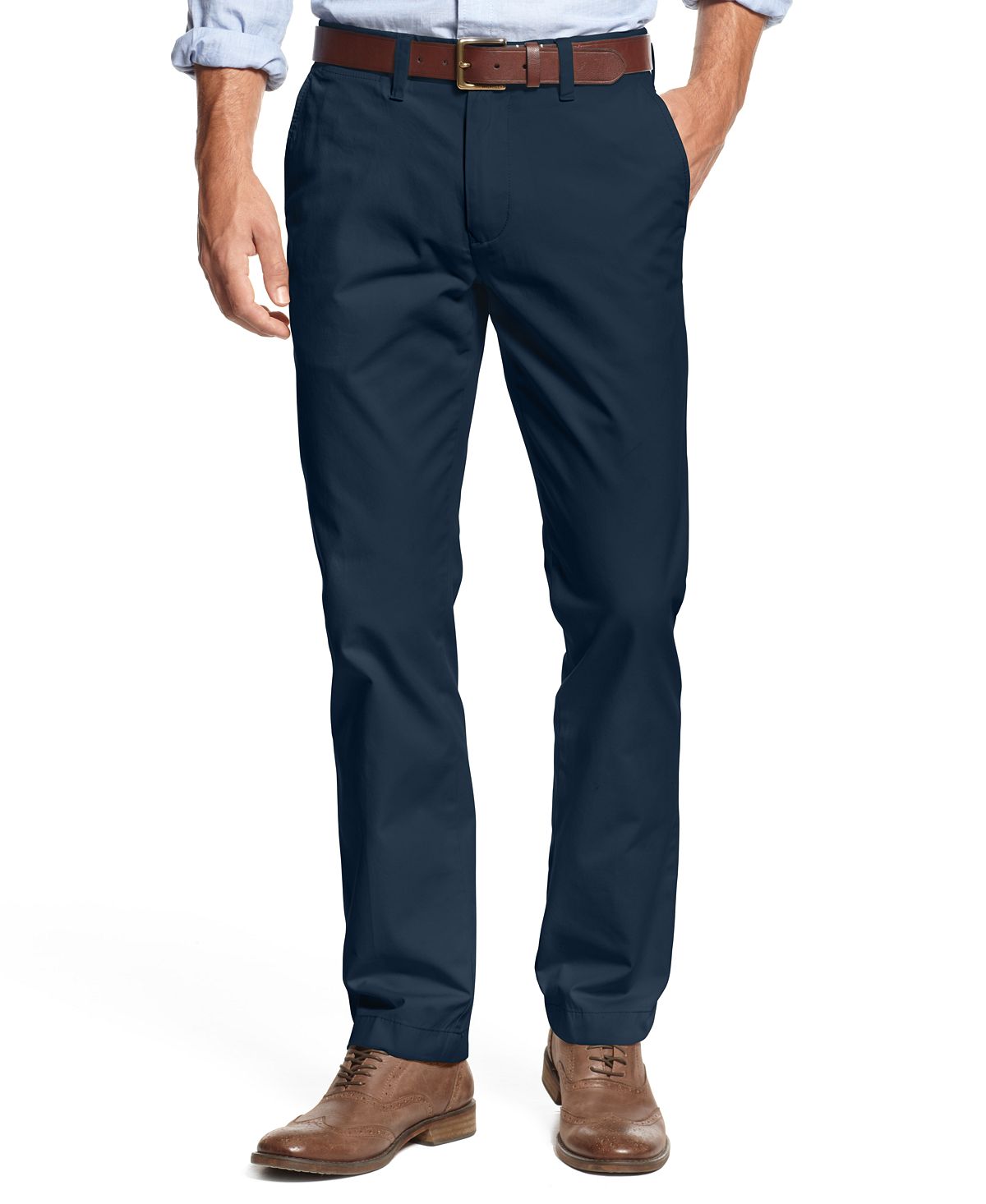 Мужские брюки чинос стандартного кроя TH Flex Stretch Tommy Hilfiger брюки чинос tommy hilfiger размер 40 синий