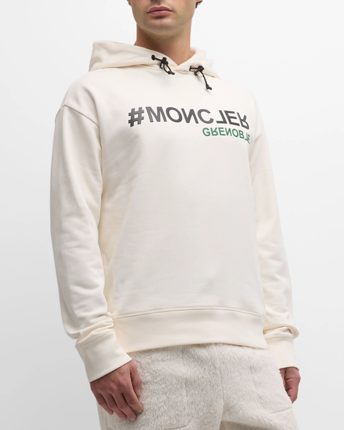 

Мужская толстовка с логотипом G Moncler Grenoble, цвет Natural