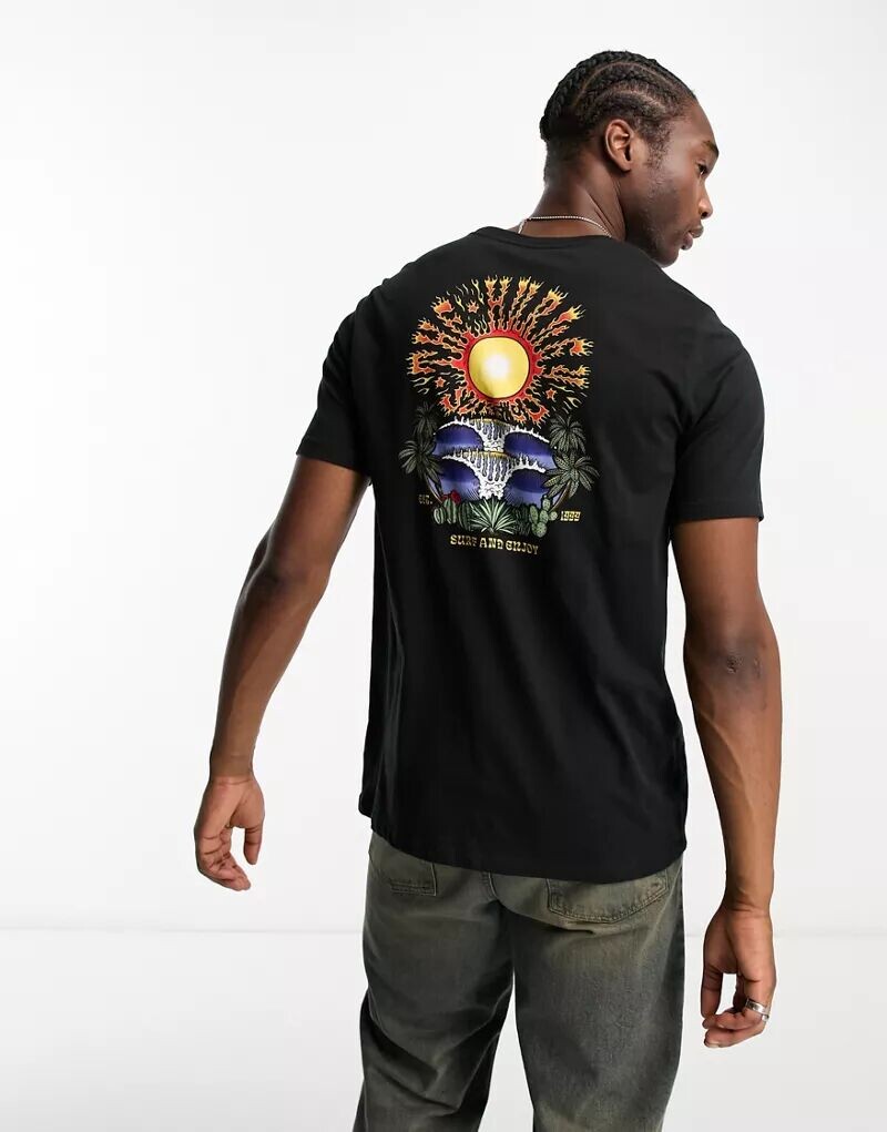 

Черная футболка Hurley Burning Sun