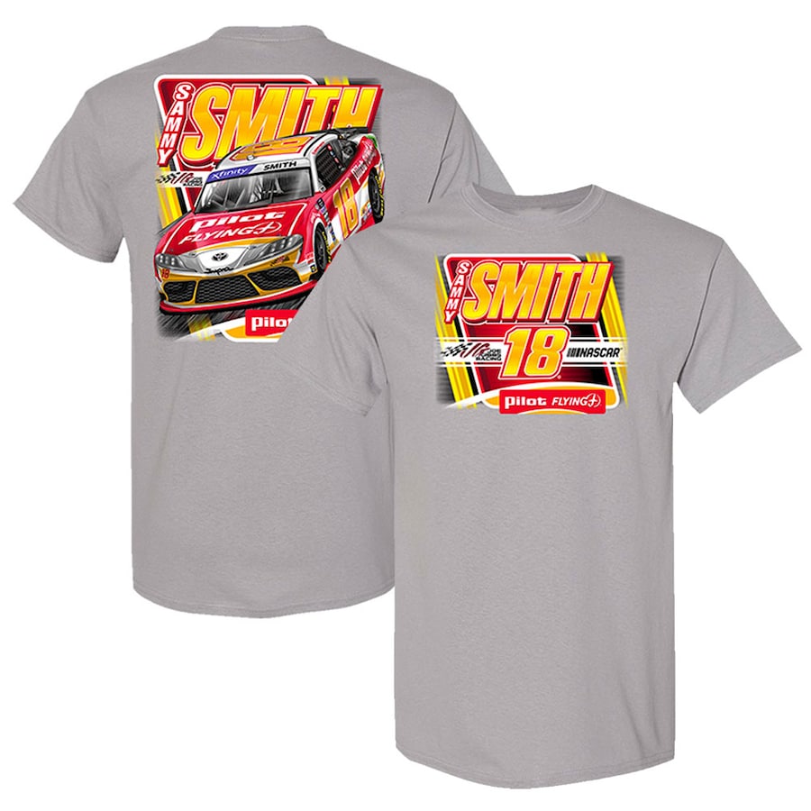 

Футболка с коротким рукавом Joe Gibbs Racing Team Collection Sammy Smith, серый