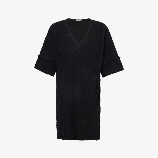 Платье мини domna из хлопкового махрового полотна Devotion Twins, черный devotion pубашка
