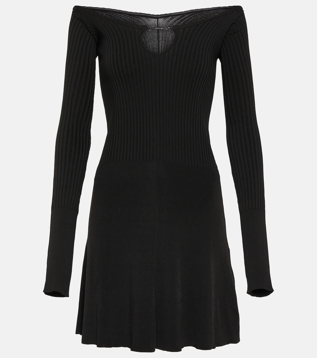 Мини-платье la mini robe pralu Jacquemus, черный черное мини платье les sculptures la mini robe aro jacquemus