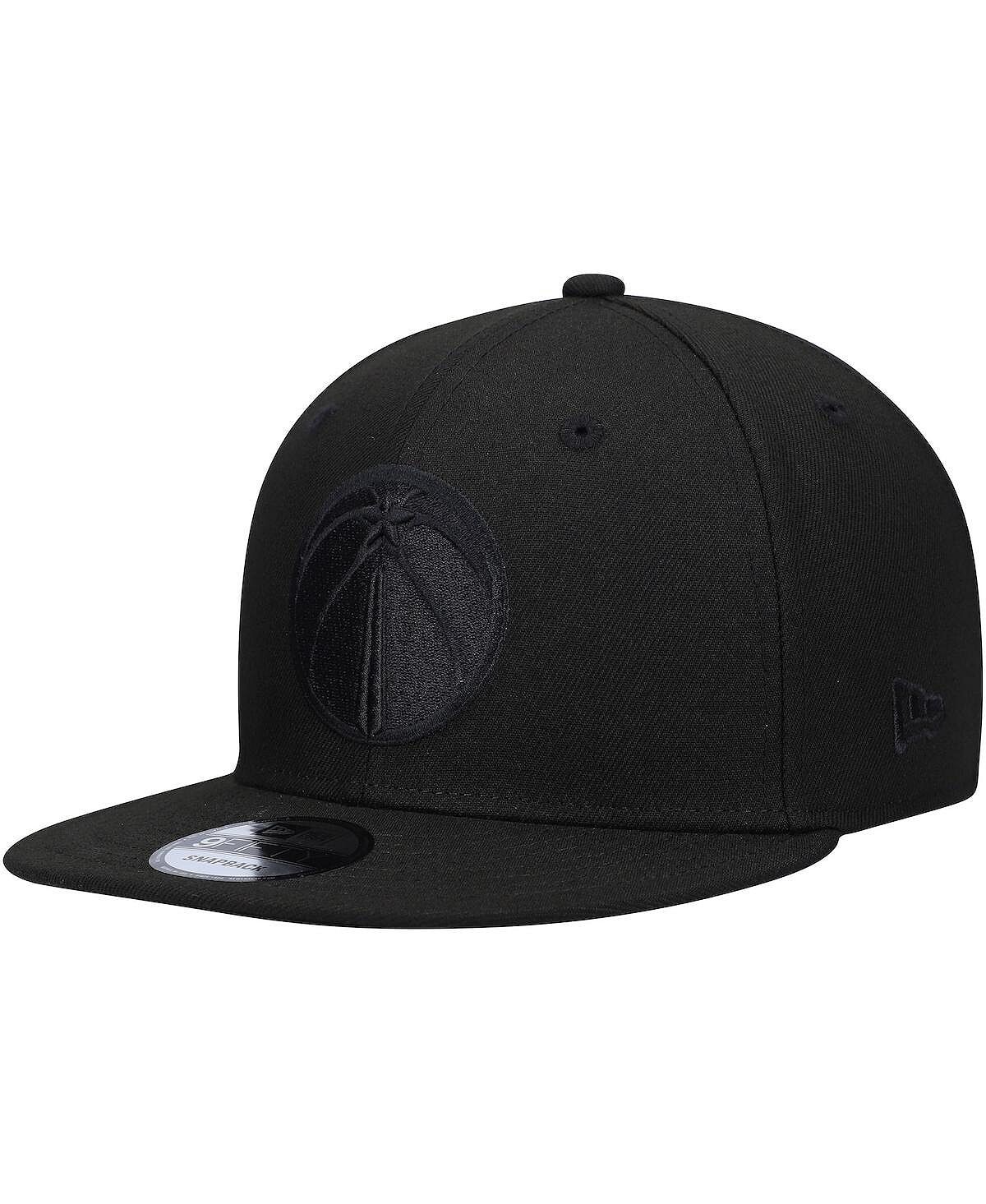 

Мужская бейсболка Washington Wizards Black on Black 9FIFTY Snapback New Era