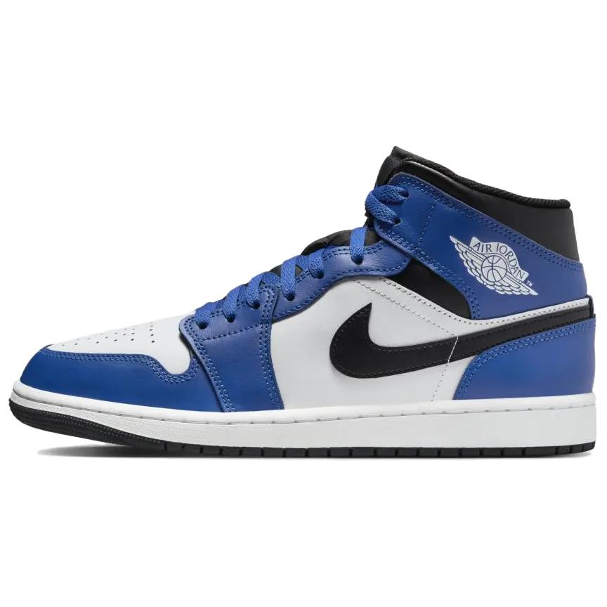 

Кроссовки Air Jordan 1 Vintage Basketball Shoes Unisex High-top Blue/white, синий/белый