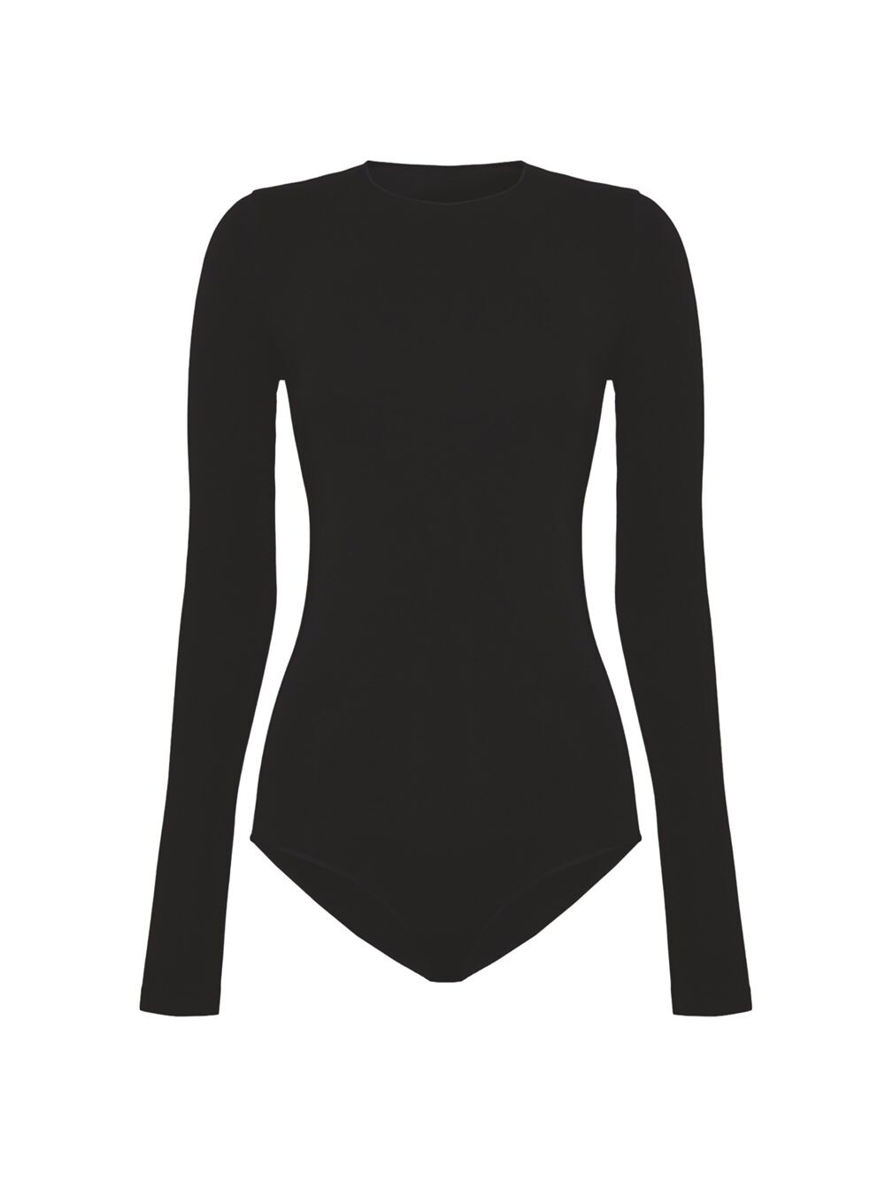 

Боди с круглым вырезом и длинными рукавами Wolford, черный