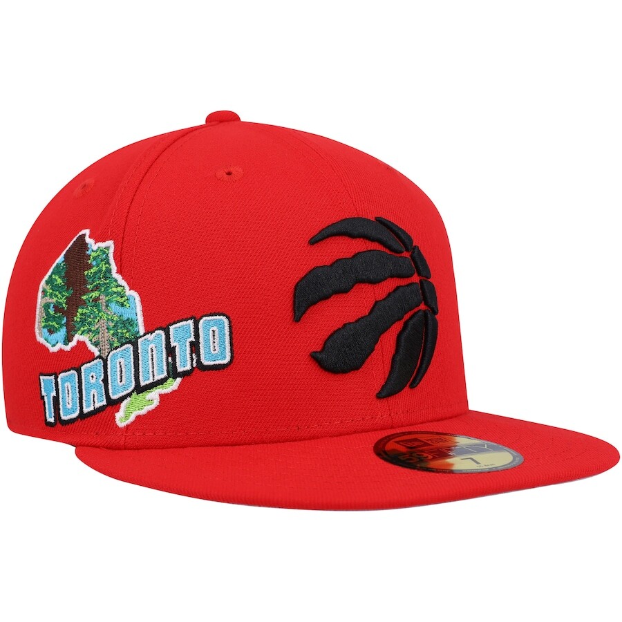 

Бейсболка New Era Toronto Raptors, красный