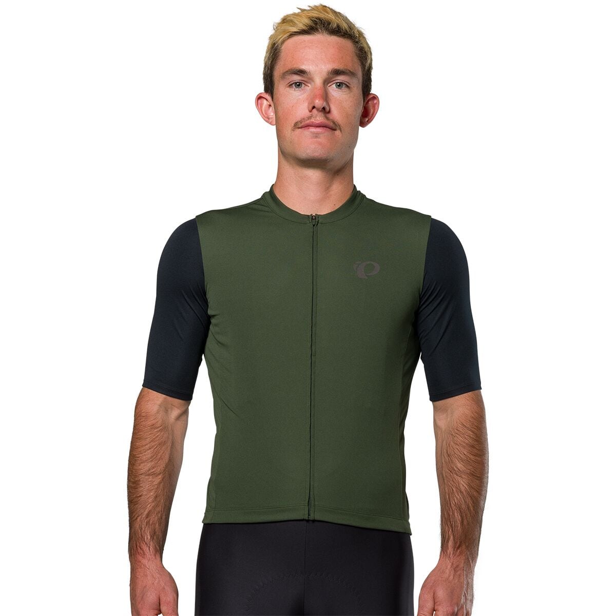 Джерси attack с короткими рукавами Pearl Izumi, цвет pinyon/black