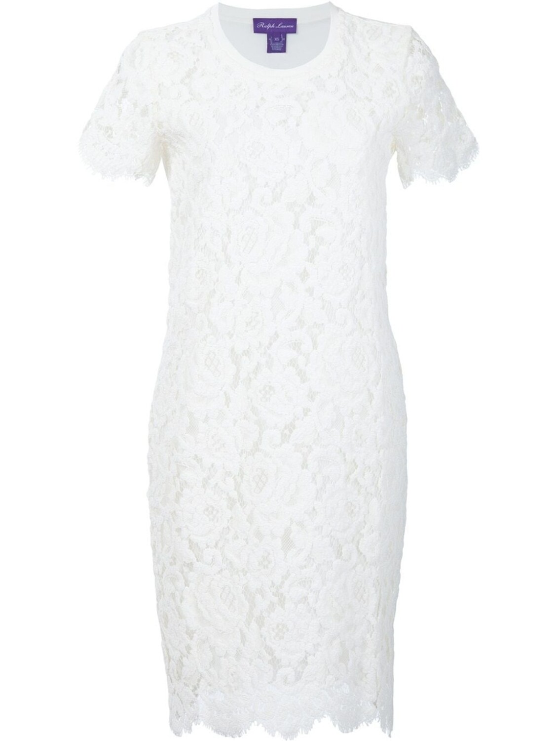 

Ralph Lauren Collection кружевное платье, белый