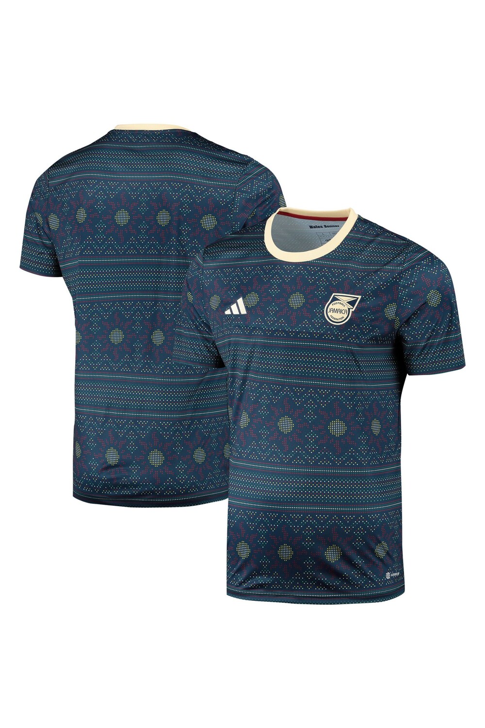 

Футболка Ямайки перед матчем adidas, синий