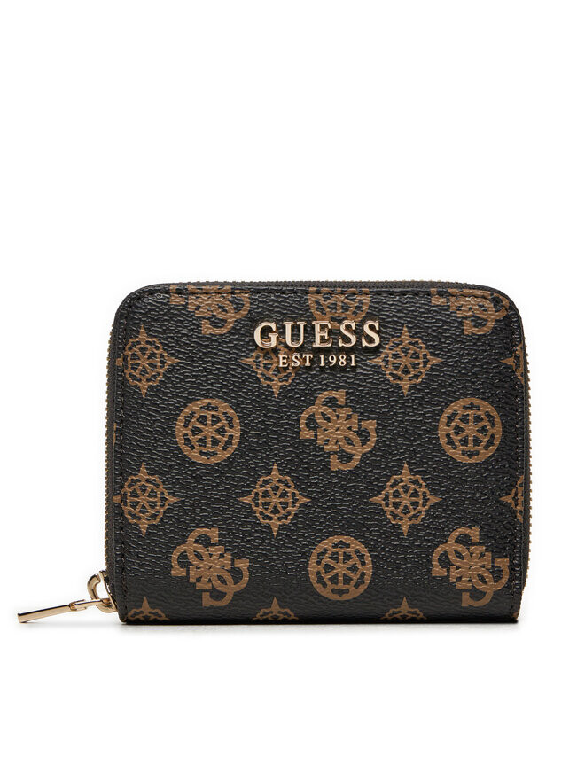 

Маленький женский кошелек Guess Laurel Slg Large Zip SWPG85 00137, коричневый