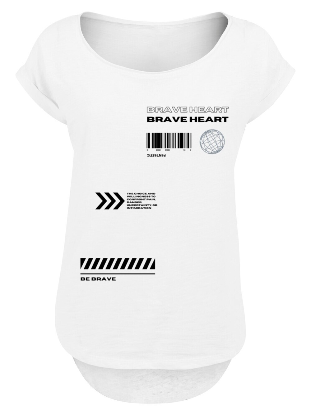

Рубашка F4NT4STIC Brave Heart, белый