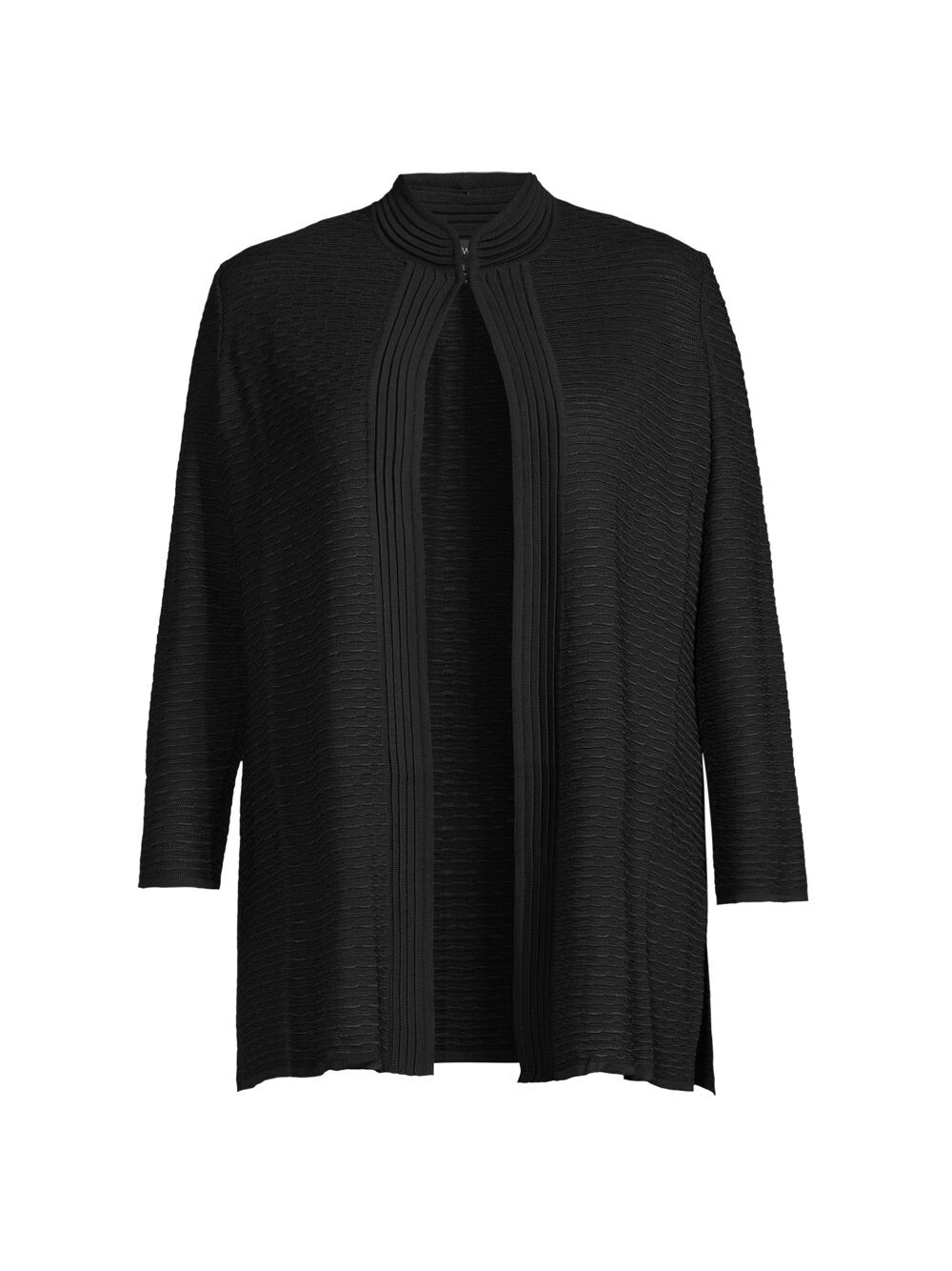 

Куртка из фактурного трикотажа Ming Wang, Plus Size, черный