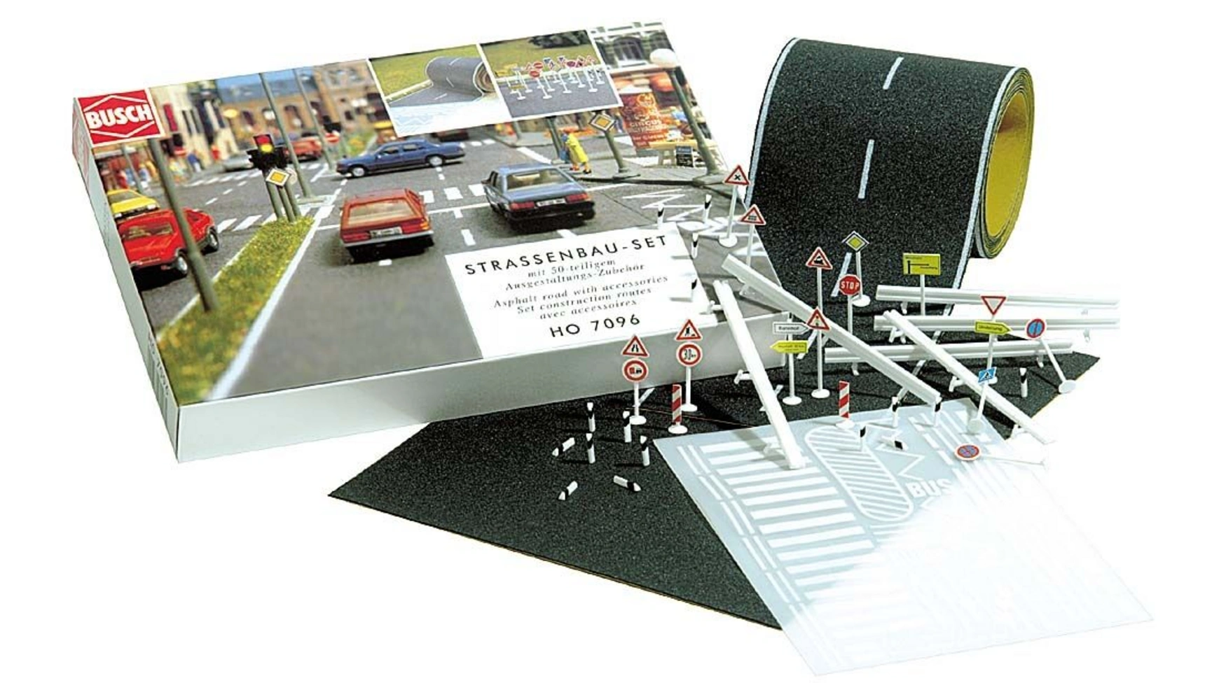 Busch Modellspielwaren Комплект для дорожного строительства дорожные знаки и дорожная разметка комплект из 10 плакатов