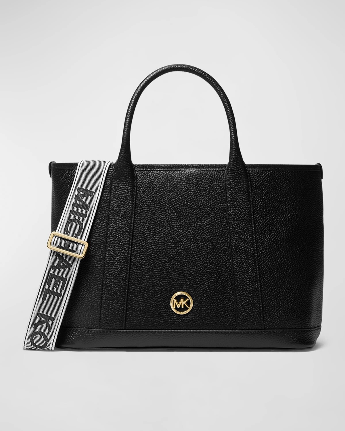 

Средняя кожаная сумка через плечо MICHAEL Michael Kors, цвет Black