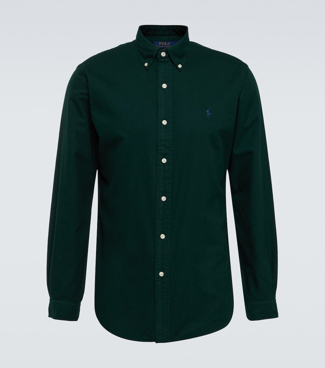 

Хлопковая рубашка в клетку Polo Ralph Lauren, зеленый