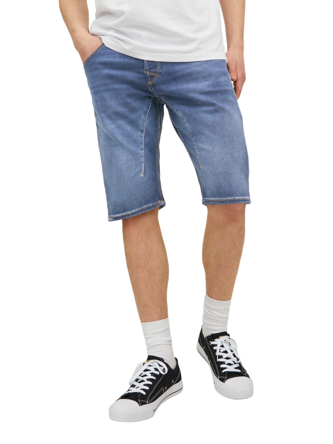 

Тканевые шорты Jack & Jones JJISCALE JJLONG GE 608 regular/straight, синий