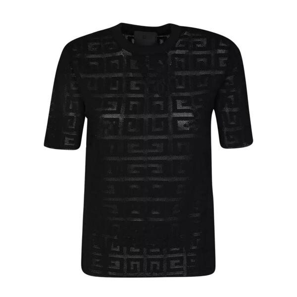 

Футболка perforated 4g pattern t-shirt Givenchy, черный