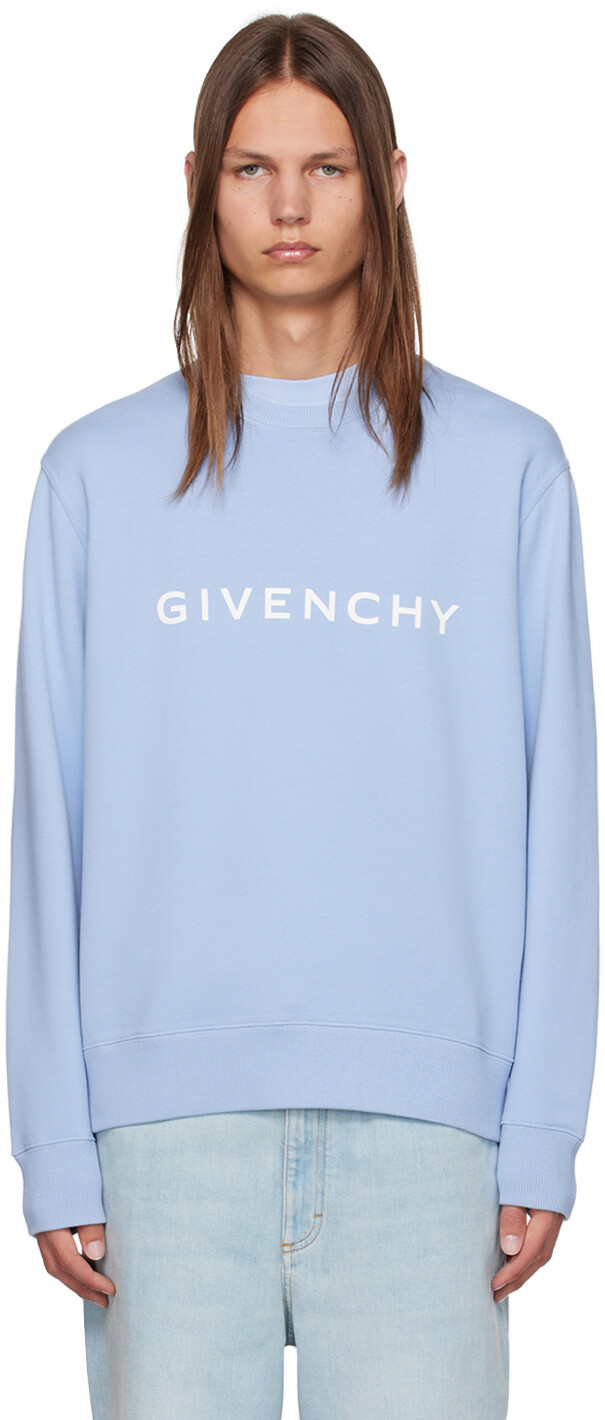 

Синий зауженный свитшот, светлый Givenchy