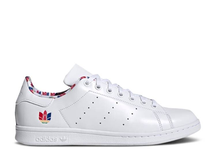 Кроссовки Adidas STAN SMITH 'COLORFUL TREFOIL', белый