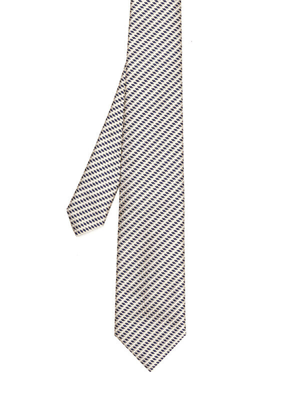 

Серый шелковый галстук Emporio Armani