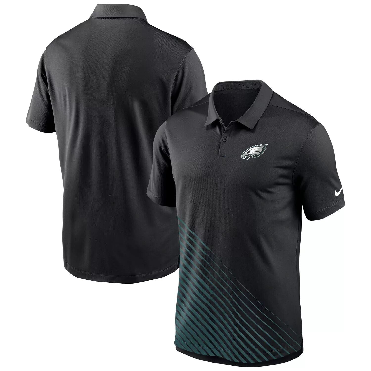 

Мужская черная футболка-поло Philadelphia Eagles Vapor Performance Nike