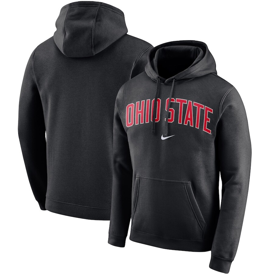 

Пуловер с капюшоном Nike Ohio State Buckeyes, черный