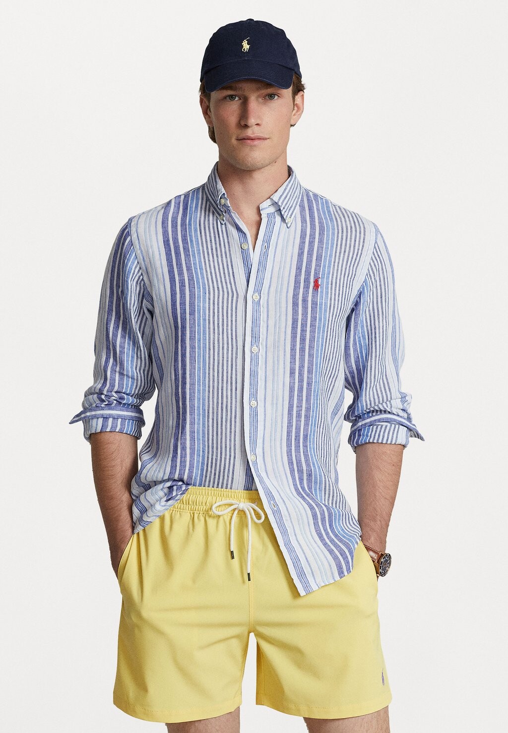 

Рубашка LONG SLEEVE Polo Ralph Lauren, синий мульти