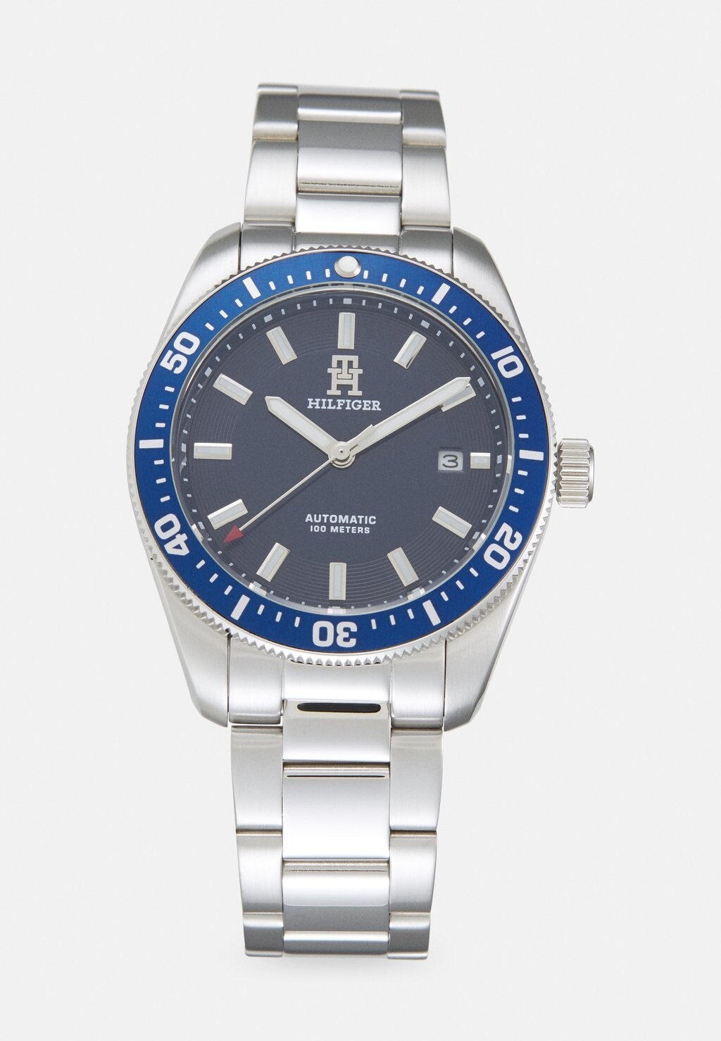 

Часы Tommy Hilfiger, серебристый/синий