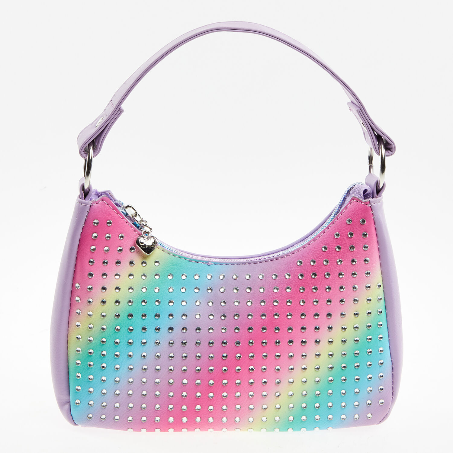 цена Фиолетовая мини-сумочка со стразами Miss Gwen's OMG Accessories