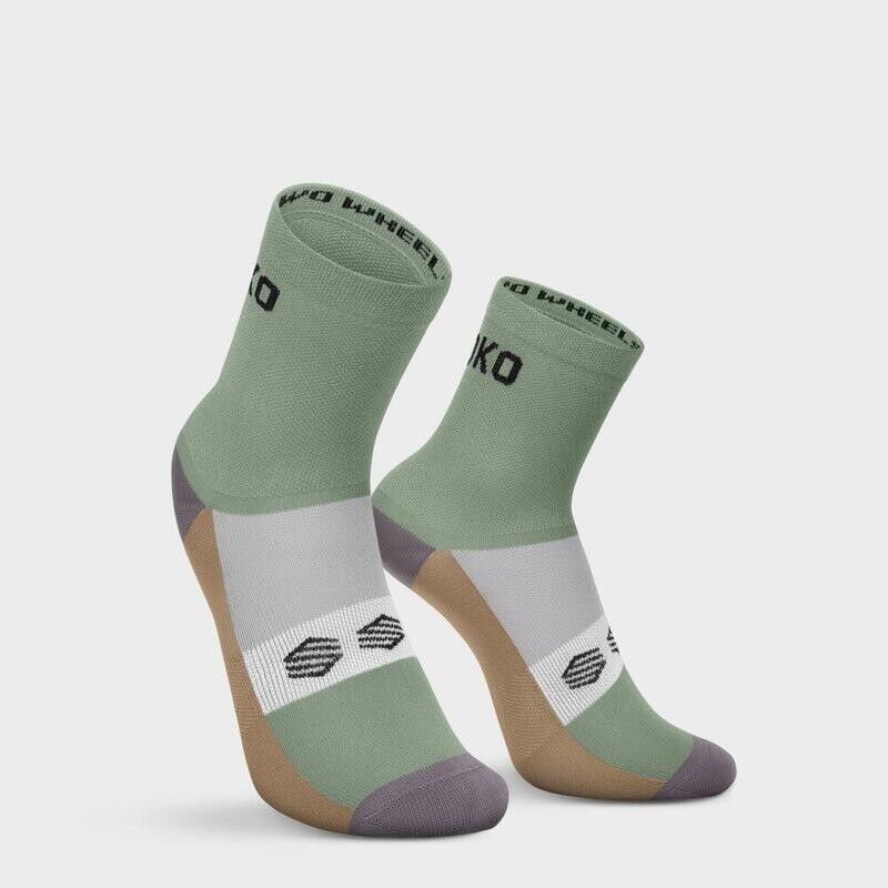 

Мужские и женские летние велосипедные носки S2 Prades SIROKO Cool Green