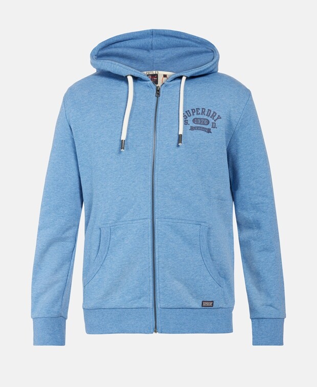 

Толстовка с капюшоном Superdry, синий