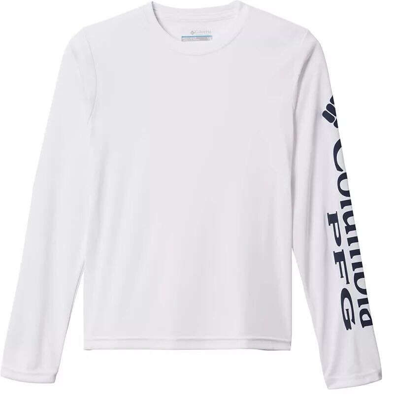 

Рубашка с длинным рукавом Columbia Youth PFG Terminal Tackle, белый