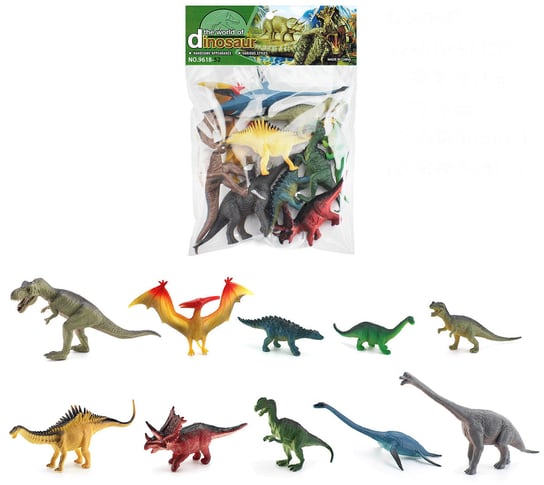 Динозавры, 10 штук, игрушка для детей Trifox