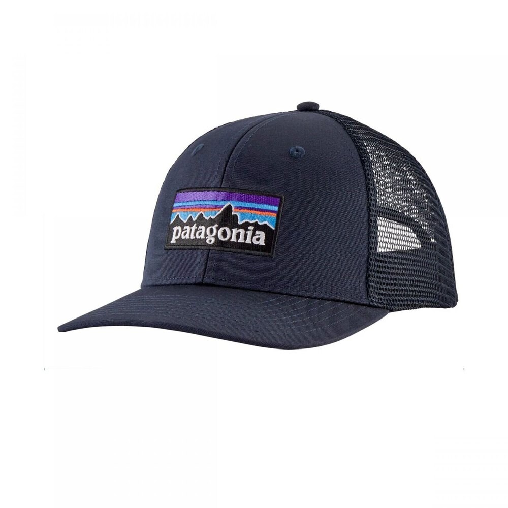 

Бейсболка Patagonia P-6 Logo Trucker, синий