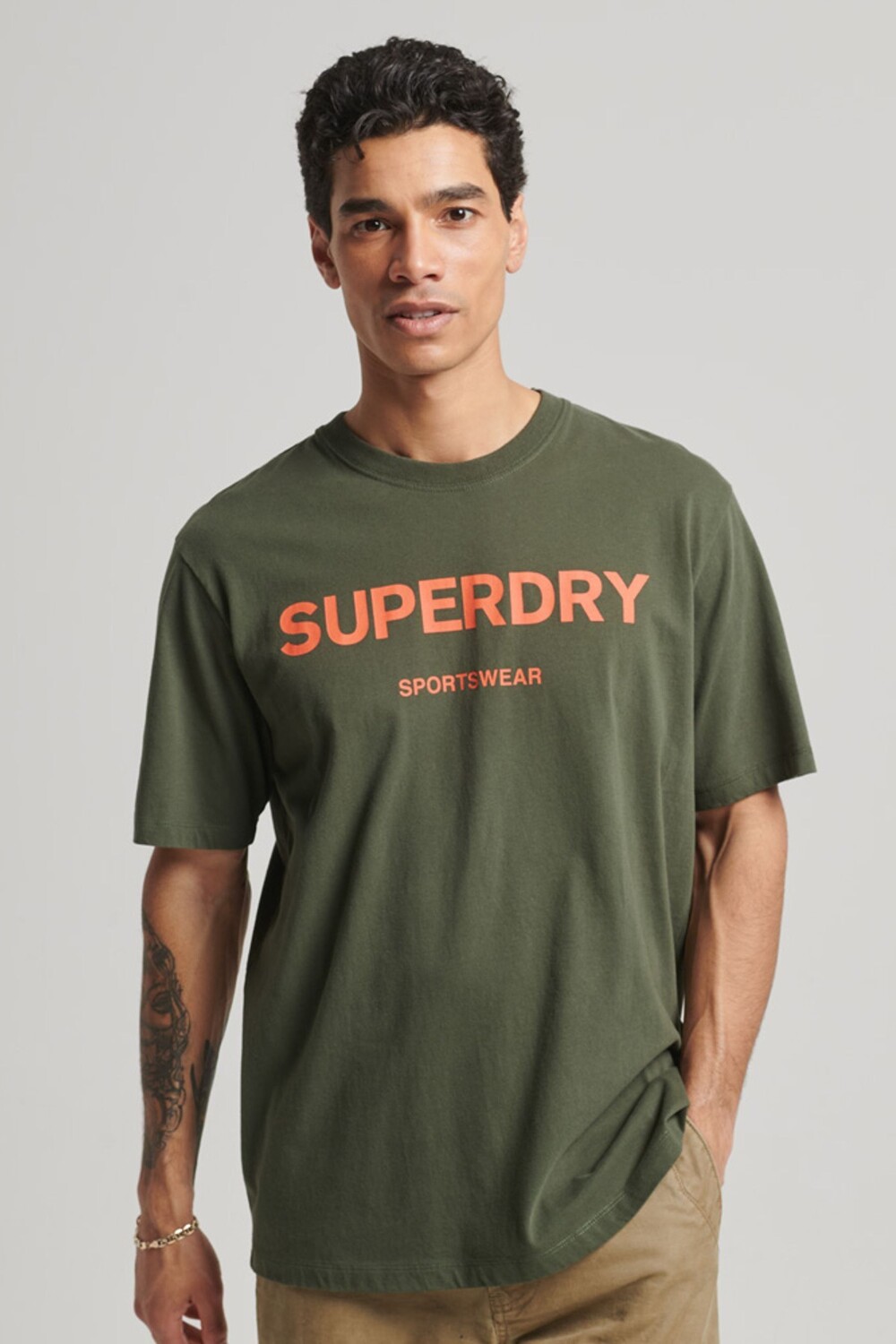 

Спортивная футболка Code Core Superdry, зеленый