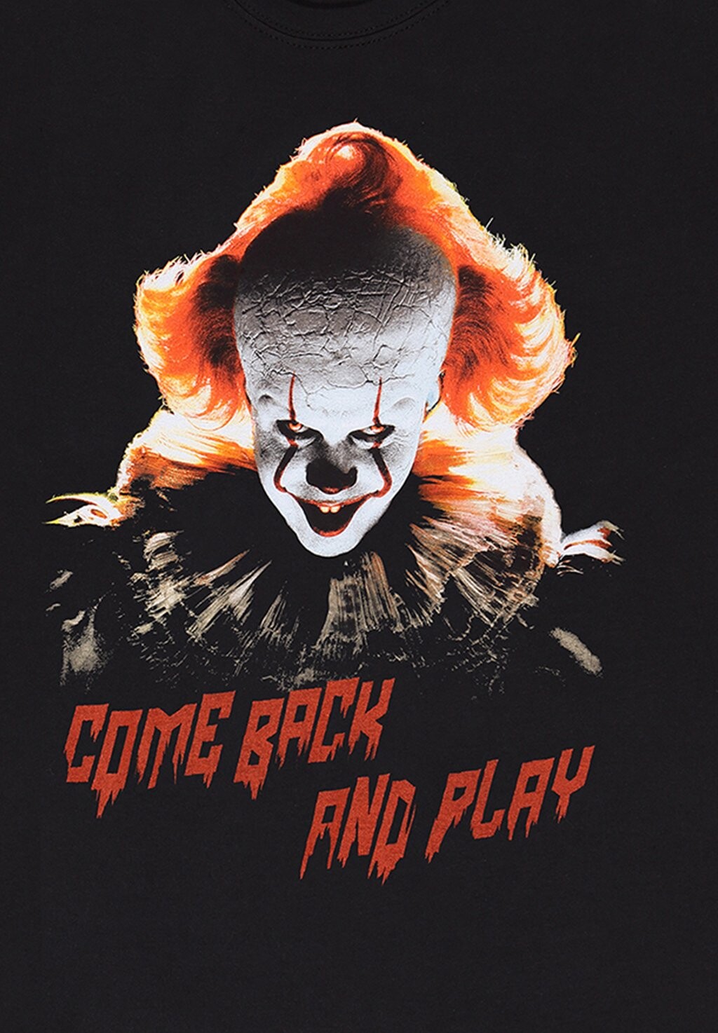 

Футболка с принтом IT CHAPTER 2 COME BACK AND PLAY Henry Tiger, черный