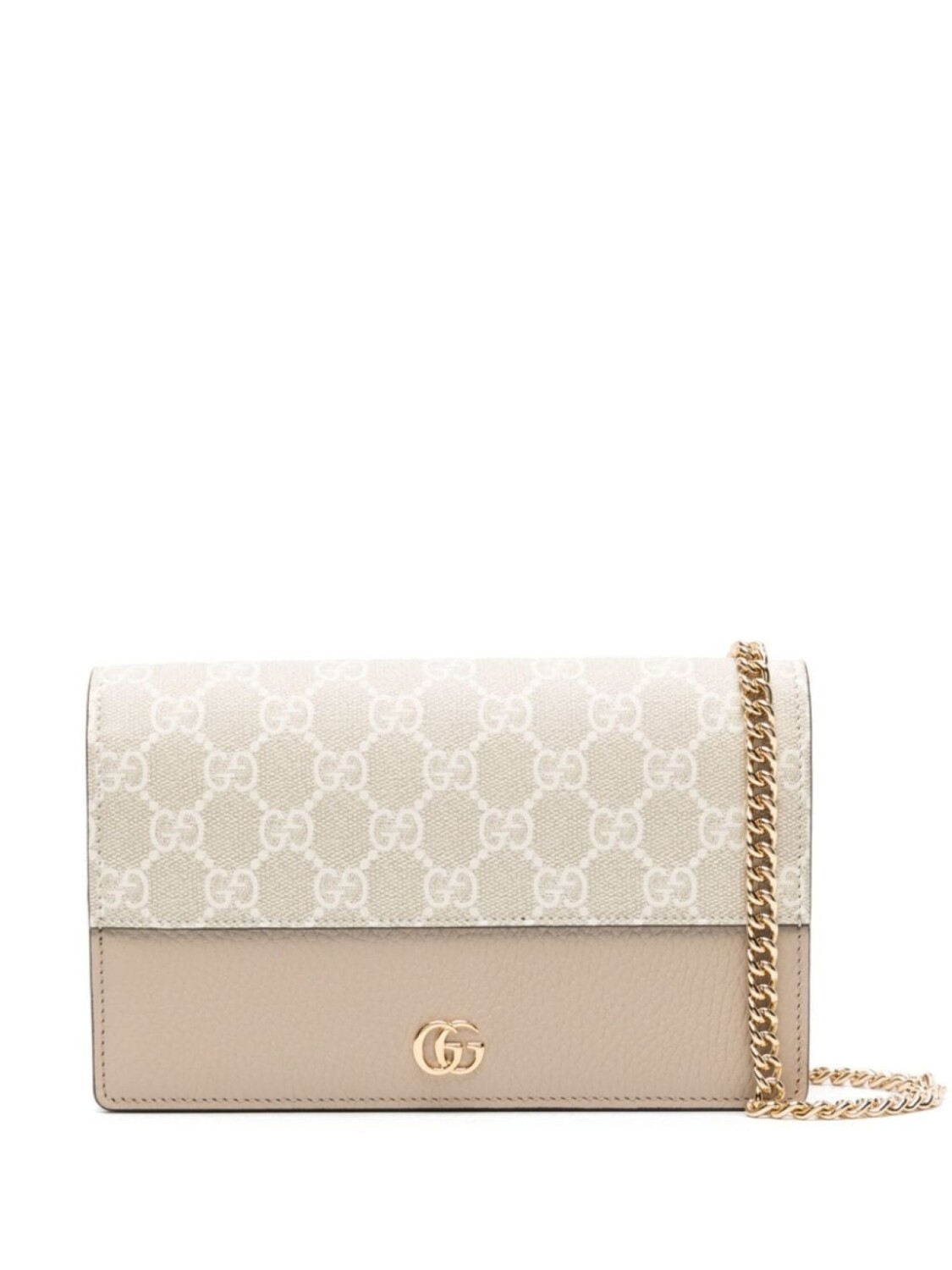 

Gucci мини-сумка через плечо GG Marmont, нейтральный цвет