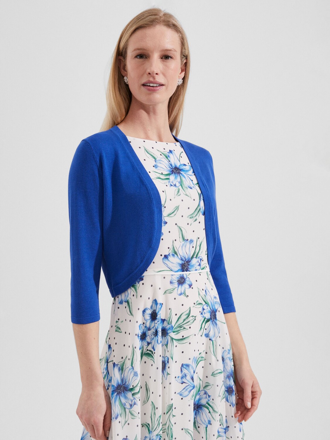 

Кардиган-болеро Hobbs Carrie, цвет Regal Blue