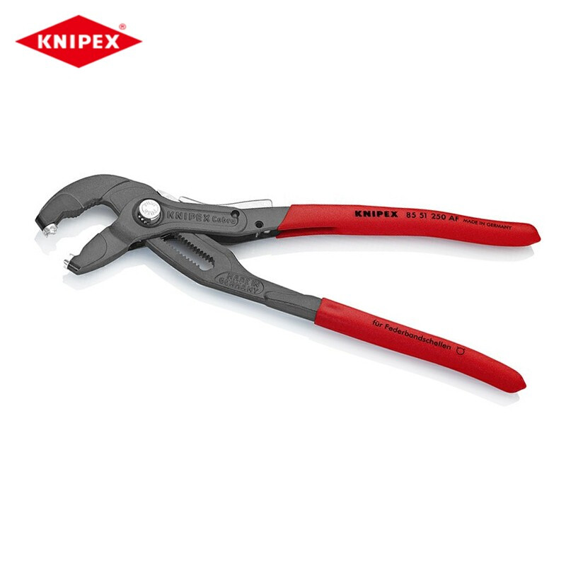 Клещи для зажима KNIPEX, клещи для зажима масляных труб, автомобильный зажим для водопроводных труб, зажим, плоскогубцы 85 51 250 AF по индивидуальному заказу (срок поставки 4-8 недель)